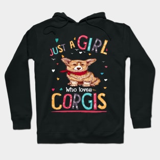 Just A Girl Who Loves Corgi (123) Hoodie